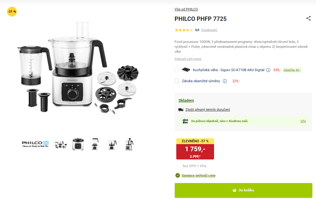 Kuchyňský robot Philco